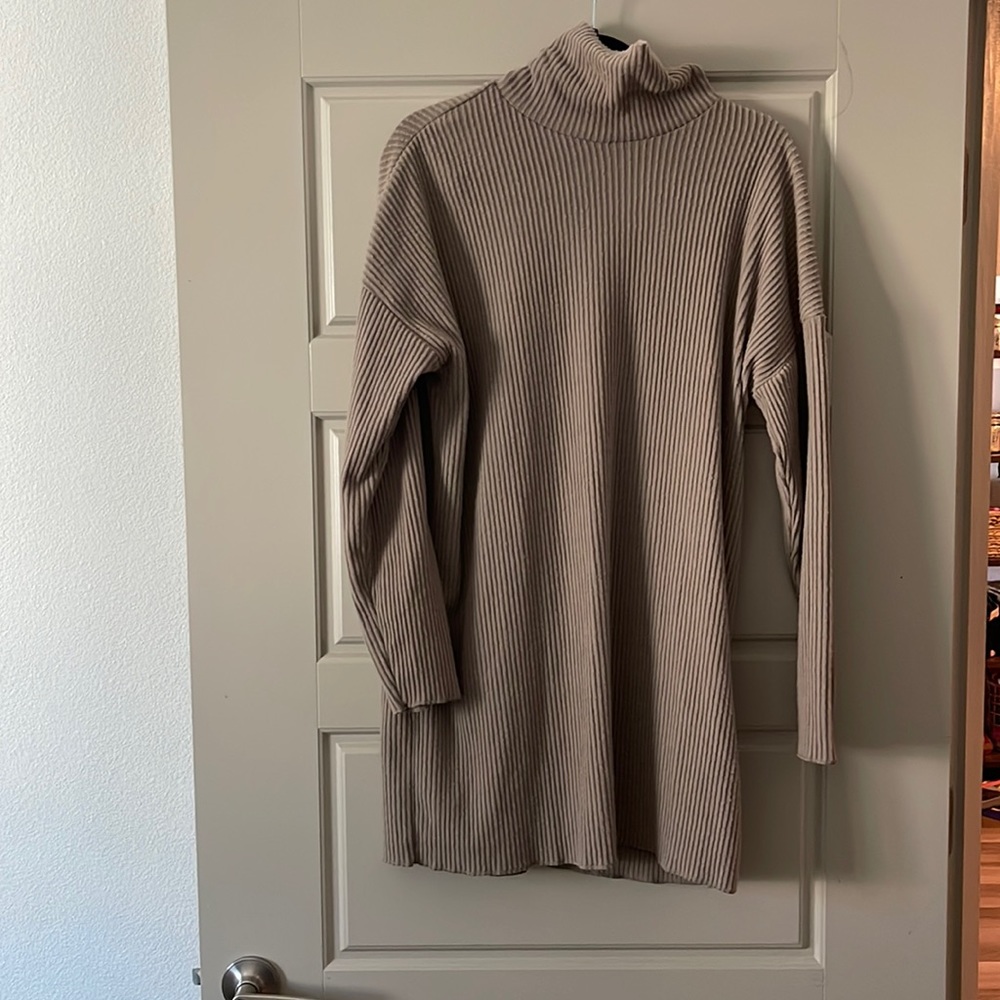 TAN FOREVER 21 DRESS